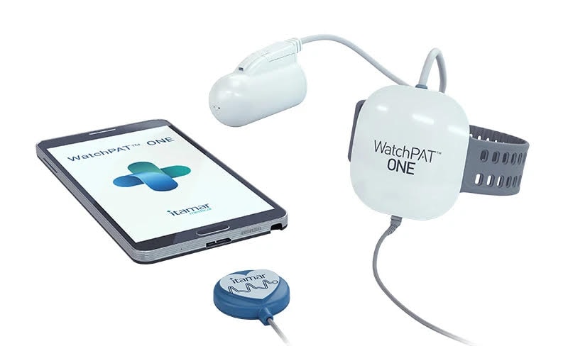 WatchPAT home sleep study device